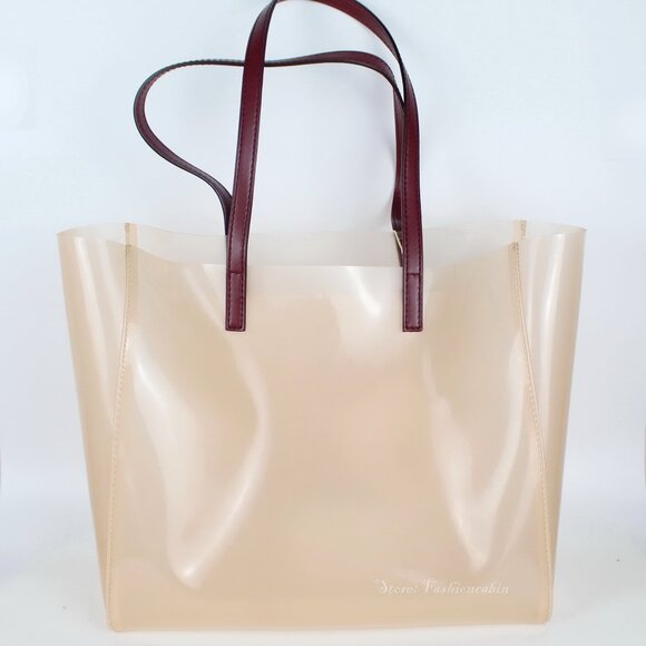 NEW Stella McCartney PVC Logo Tote Bag | Large Eco Bag for Daily, Beach & Travel - Picture 6 of 16